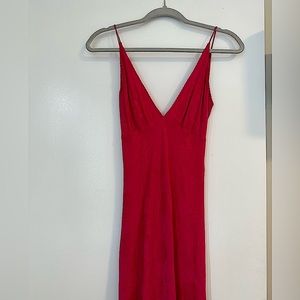 Bright pink Wilfred Aritzia sundress xxs